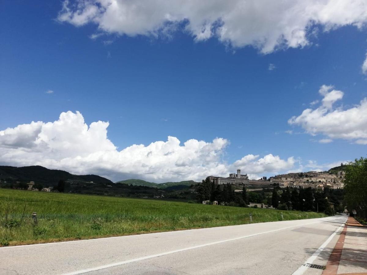 Hotel Villa Elda Assisi Bagian luar foto